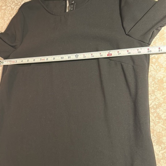 HATCH ~ The Tulip Black Maternity Ruffle Mini Shift Dress in size 0 (XS~S) - Picture 10 of 15